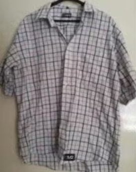 als nieuw CAPO Overhemd Blouse Linnen katoen Ruiten blauw XL, Verzenden, Zo goed als nieuw, Blauw, Halswijdte 43/44 (XL)