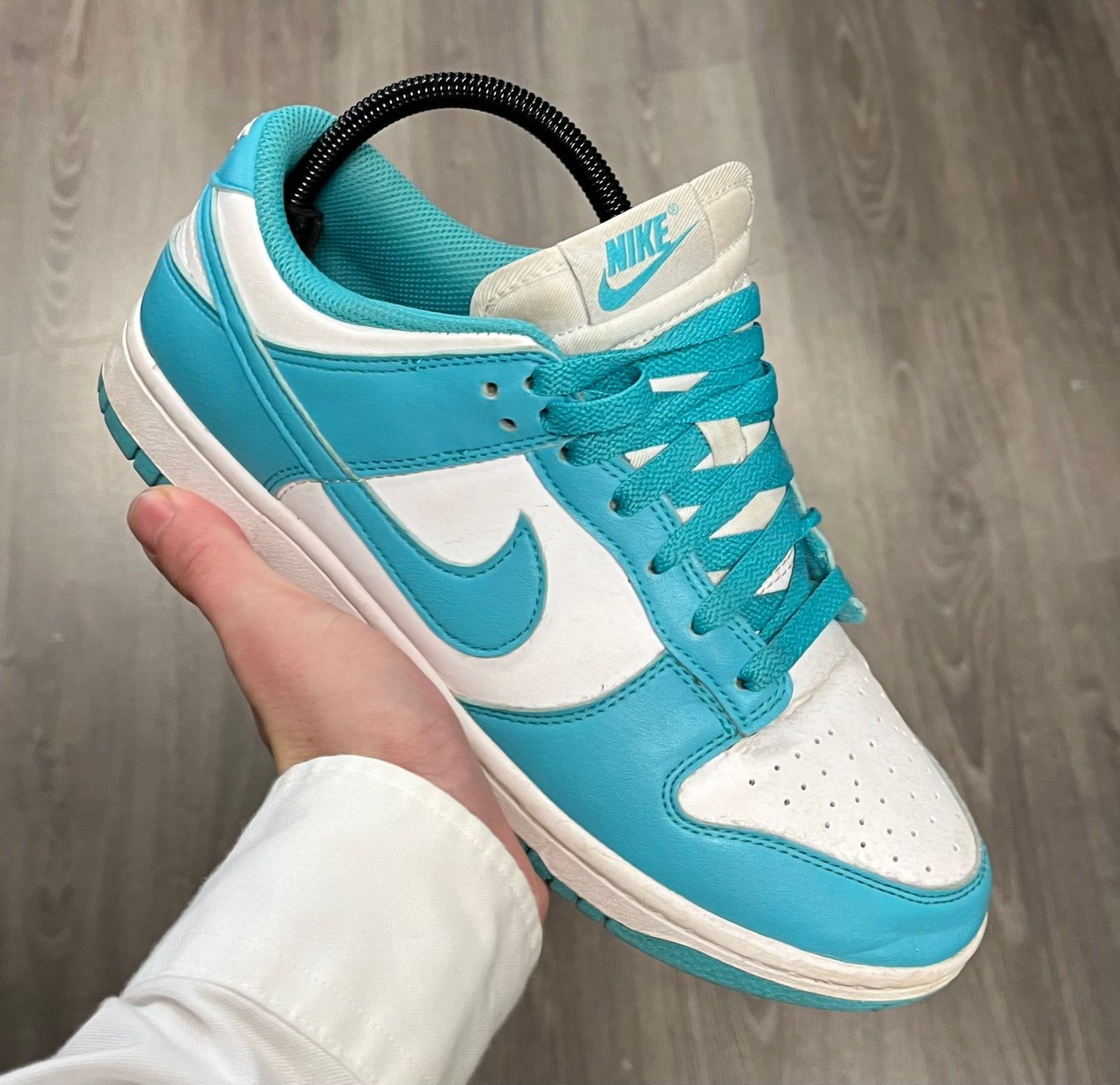 Nike Dunk Next Nature Dusty Cactus sneakers - Maat 40.5, Ophalen of Verzenden, Zo goed als nieuw, Blauw, Sneakers of Gympen