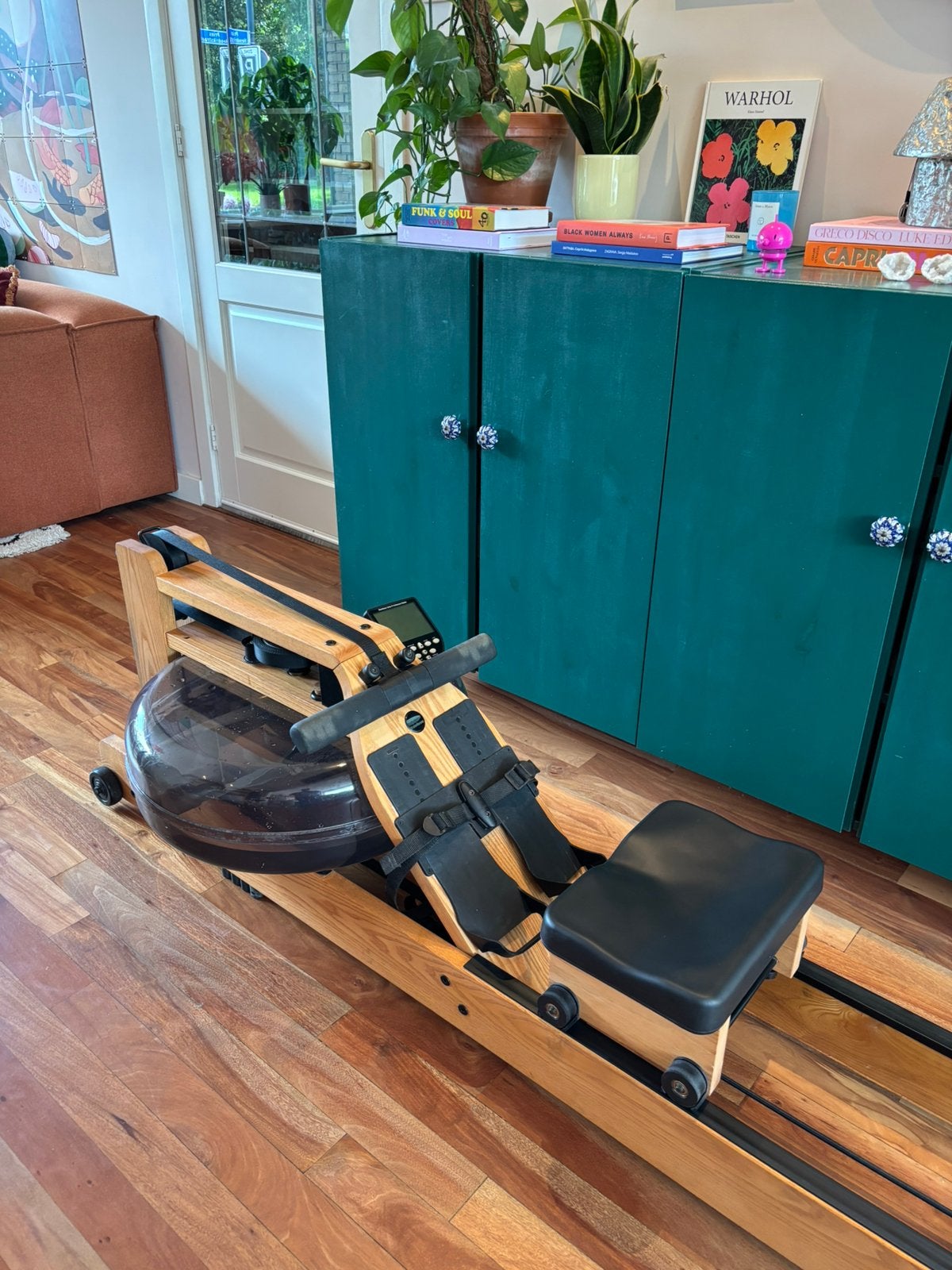 🚣WaterRower S4 roeimachine Eikenhout 🔥, Ophalen, Overige materialen, Gebruikt, Benen