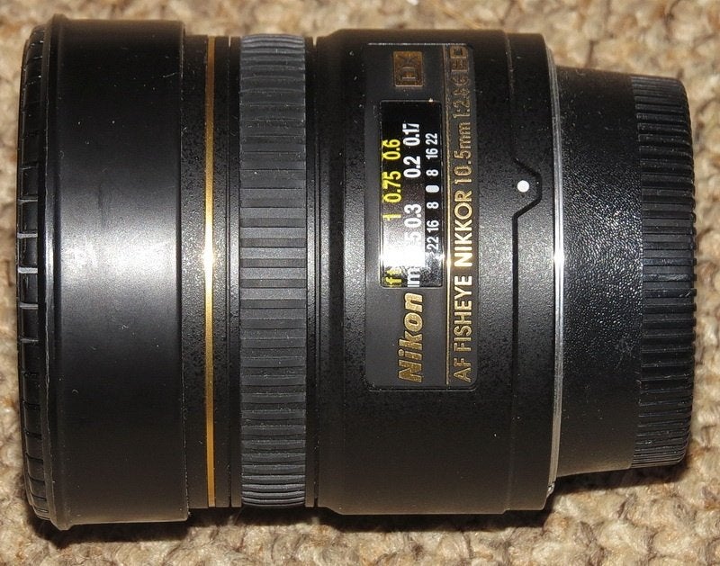 Nikon AF 10.5mm 2.8G ED DX Fisheye-objectief, Audio, Tv en Foto, Fotografie | Lenzen en Objectieven, Ophalen, Zo goed als nieuw