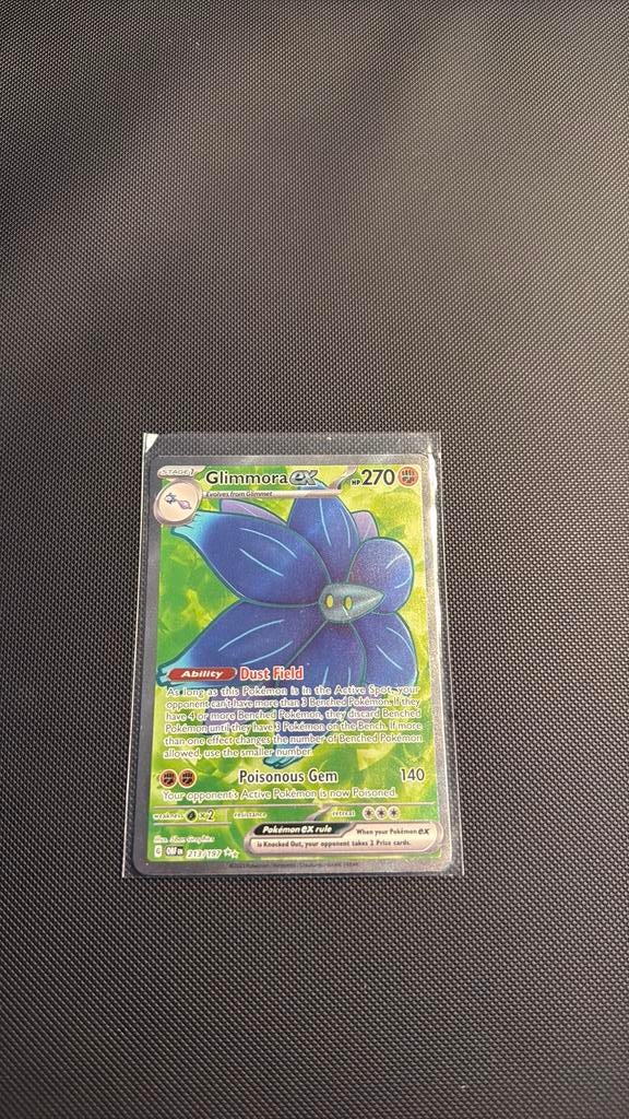 Glimmora ex full art 213/197, Ophalen of Verzenden, Zo goed als nieuw