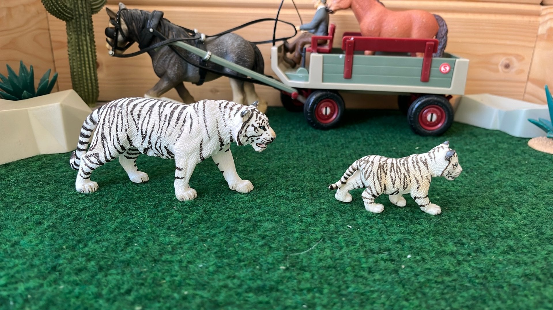 Schleich witte tijger, Verzenden, Zo goed als nieuw, Wild dier, Beeldje of Figuurtje