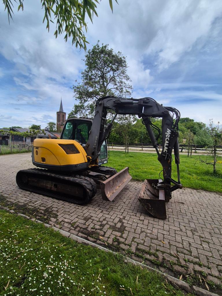 Mecalac 712 mc   graafmachine, Ophalen, Graafmachine