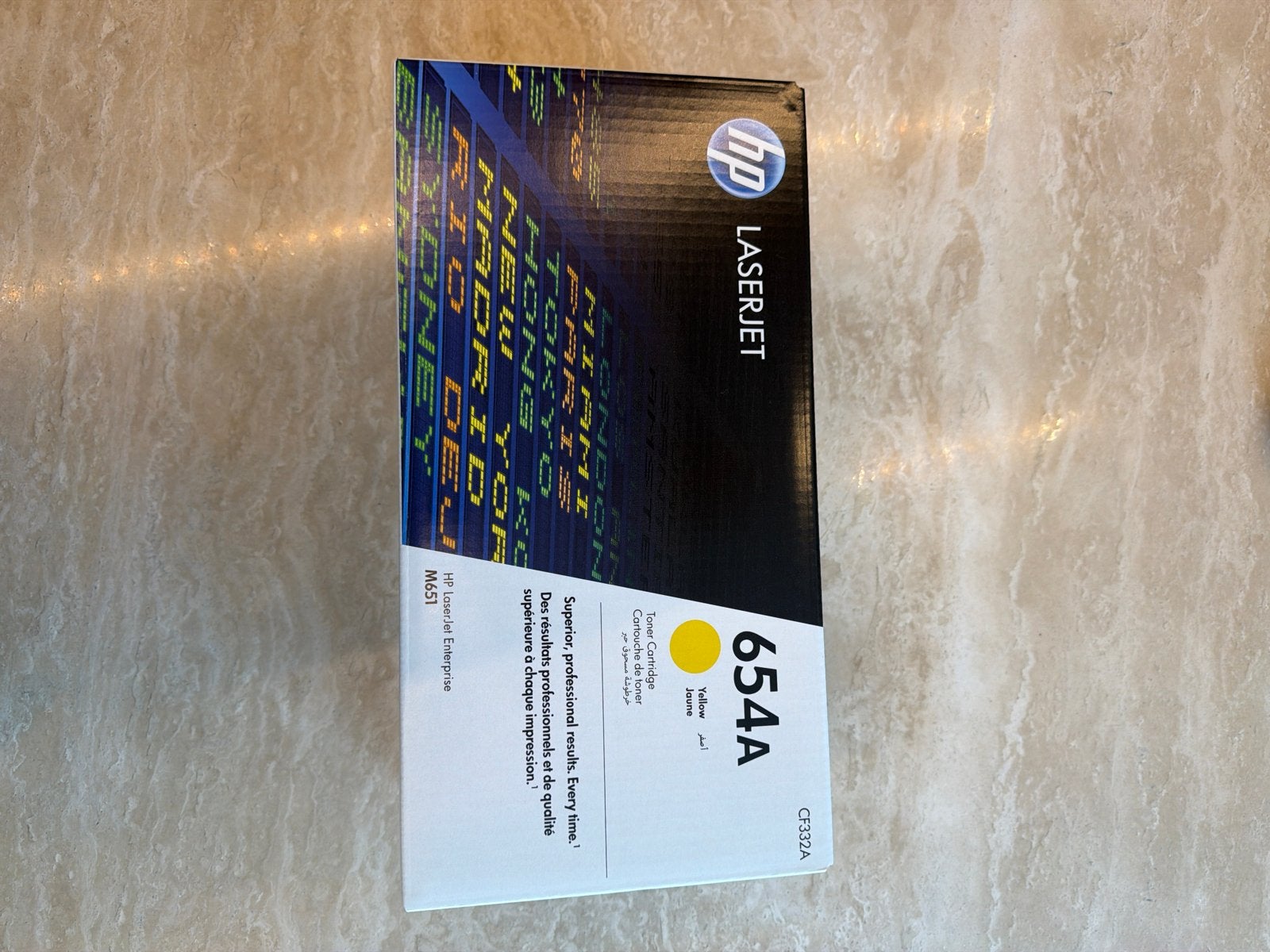 Nieuwe HP LaserJet 654A Gele Toner Cartridge (CF332A), Ophalen of Verzenden, Nieuw, Toner