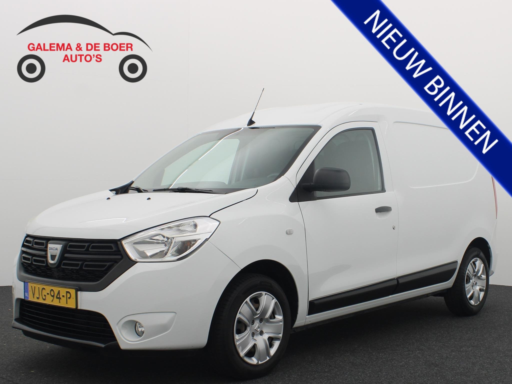 Dacia Dokker 1.5 Blue dCi 90 Solid 1STE EIG / TREKHAAK / AIR, Auto's, Bestelauto's, Gebruikt, Euro 6, Wit, Origineel Nederlands