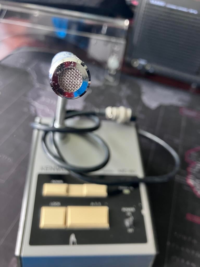 Kenwood MC-80 tafelmicrofoon, Telecommunicatie, Ophalen of Verzenden, Gebruikt