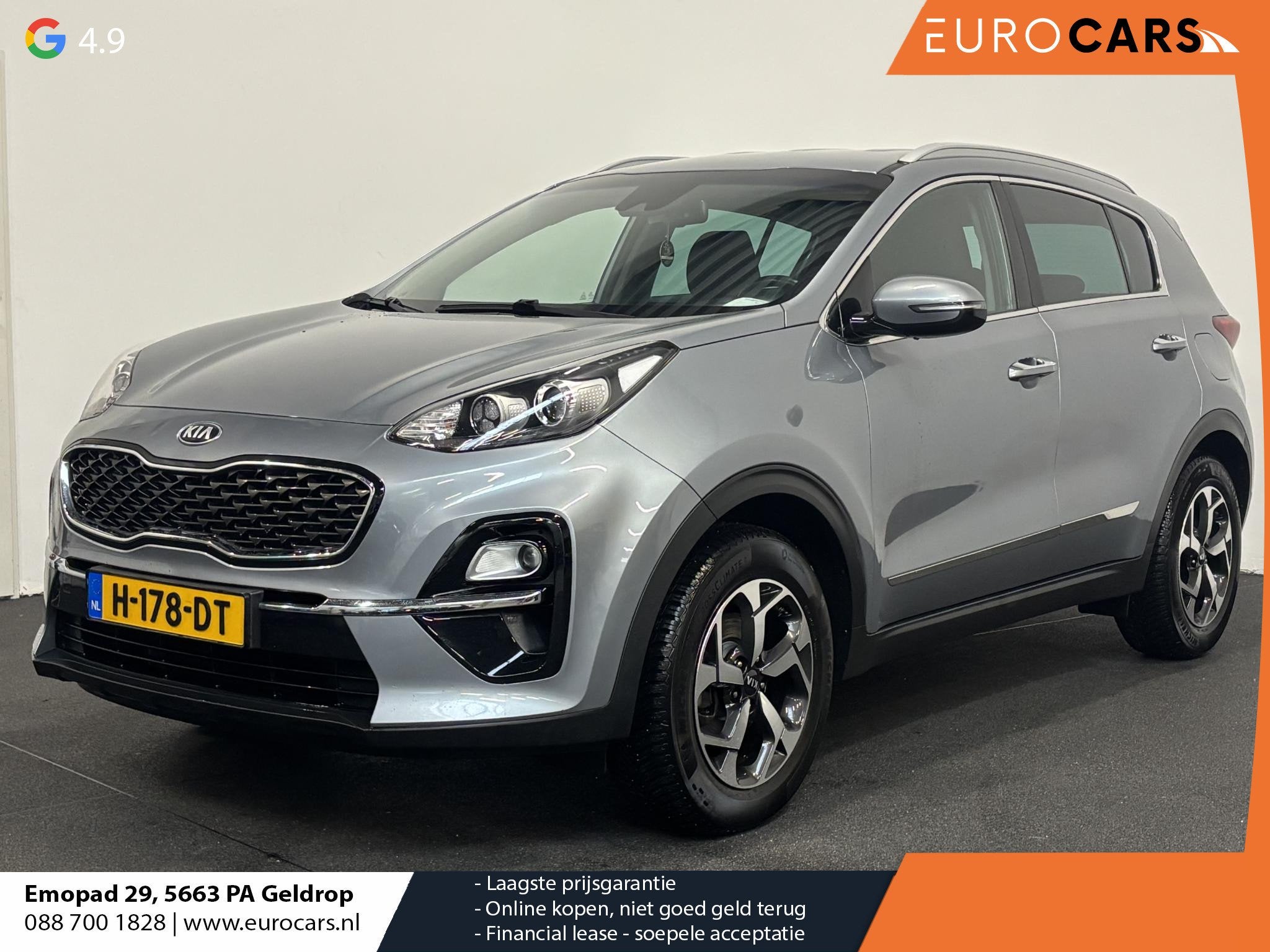 Kia Sportage 1.6 GDI DynamicLine Navigatie Climate control C, Auto's, Voorwielaandrijving, Gebruikt, 1591 cc, 4 cilinders