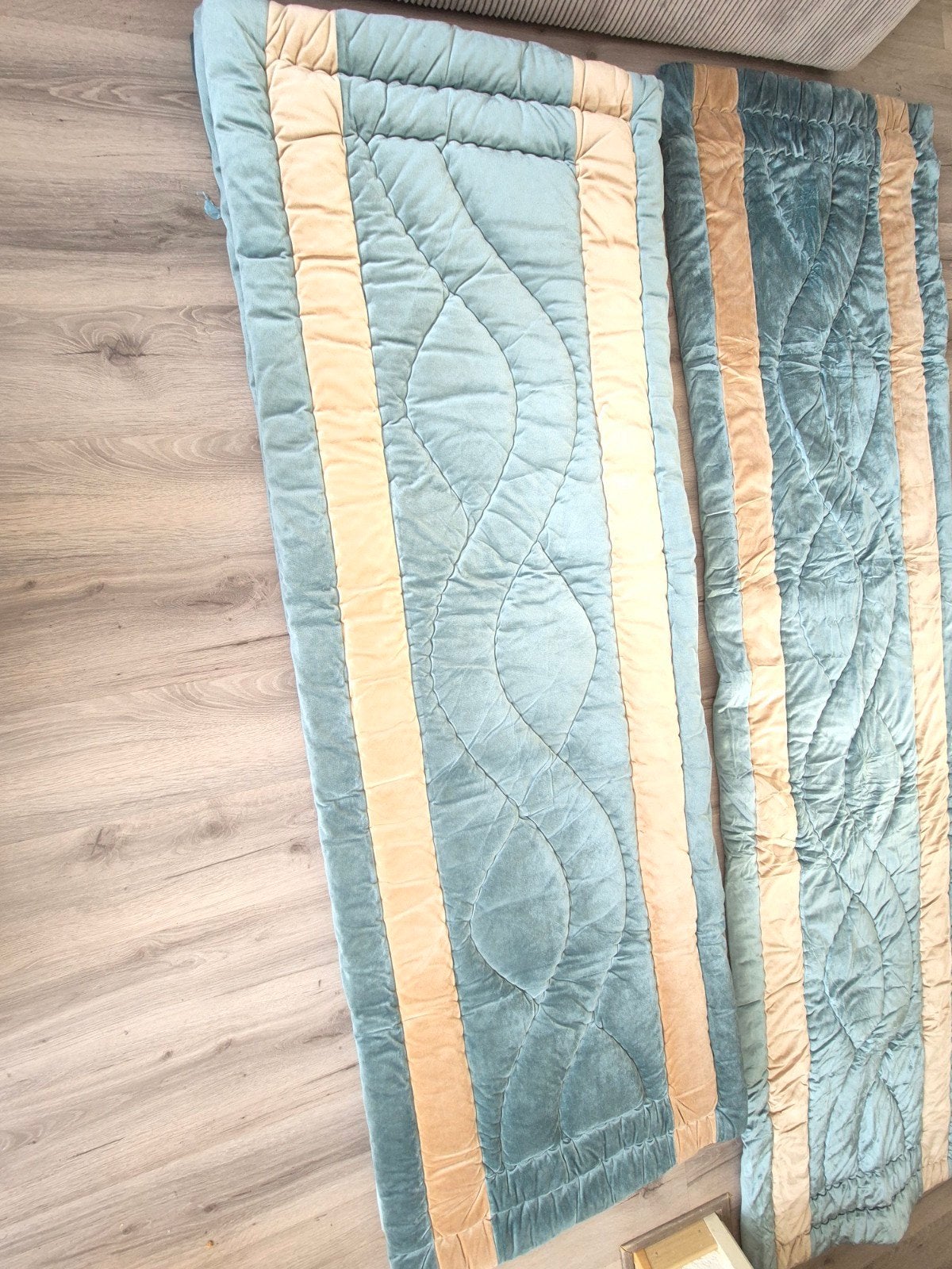 bekleding voor marokkaanse banken, Huis en Inrichting, Marokkaanse, 200 cm of meer, Zo goed als nieuw, Geel