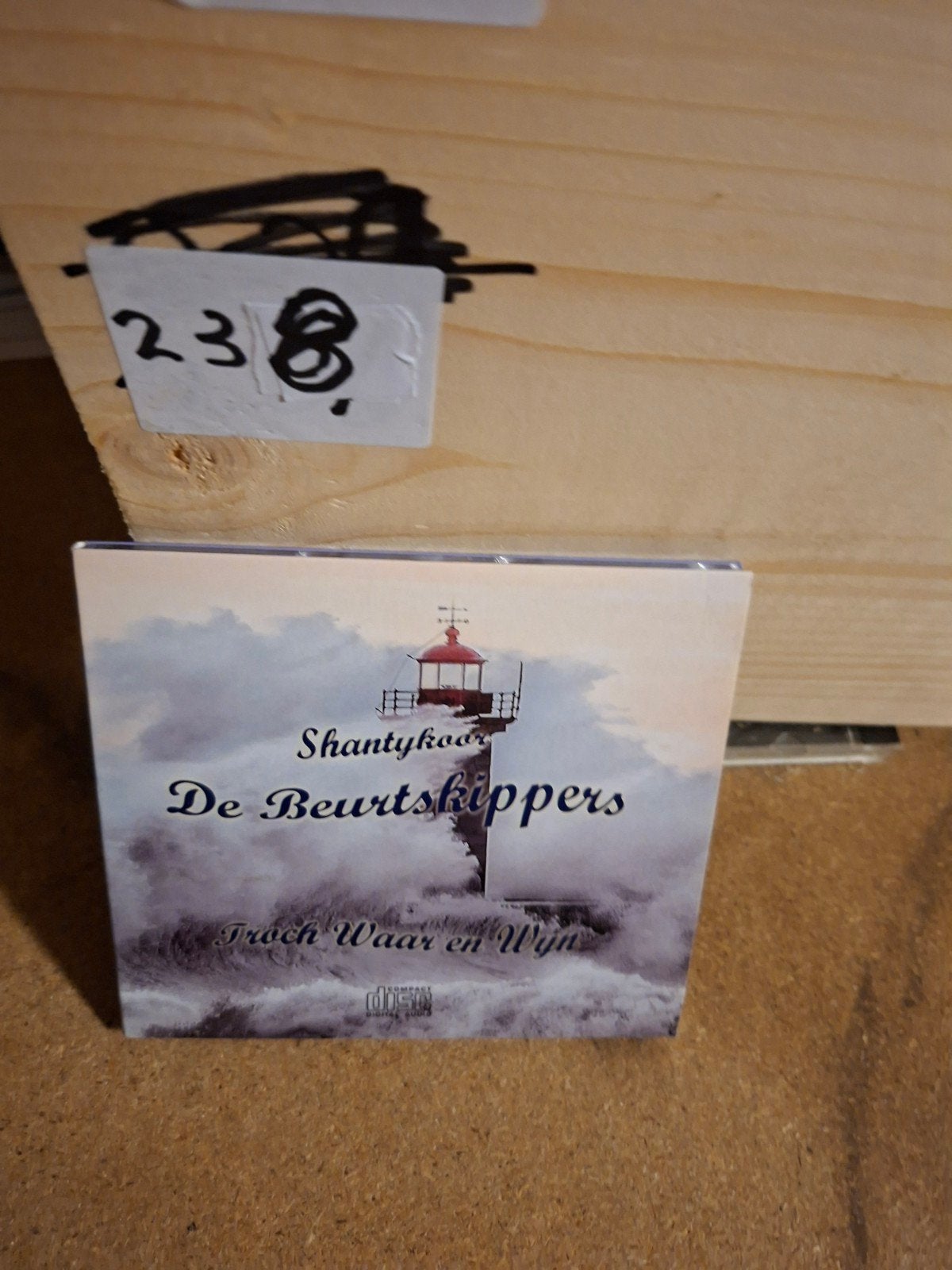 Shantykoor De Beurtschippers - Troch Waar en Wyn CD, Cd's en Dvd's, Ophalen of Verzenden, Zo goed als nieuw, Album