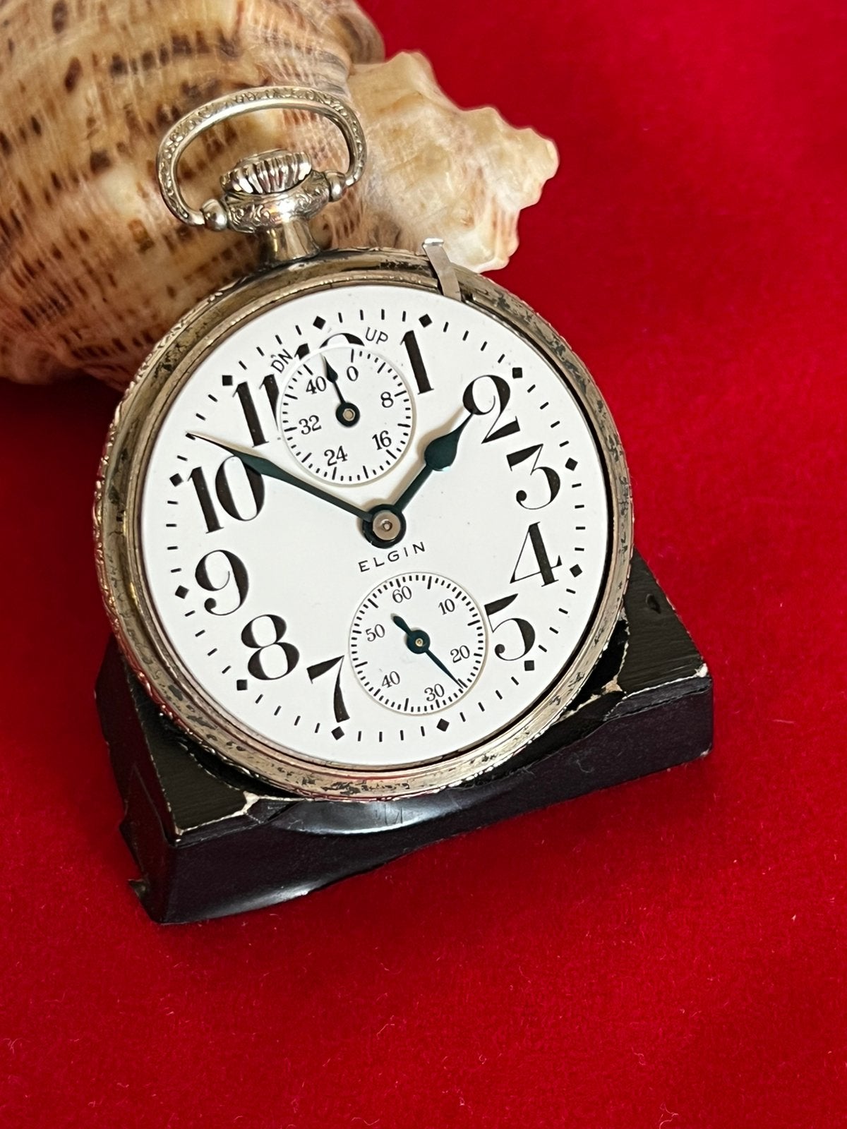 Antiek ELGIN 23j zakhorloge, Ophalen of Verzenden