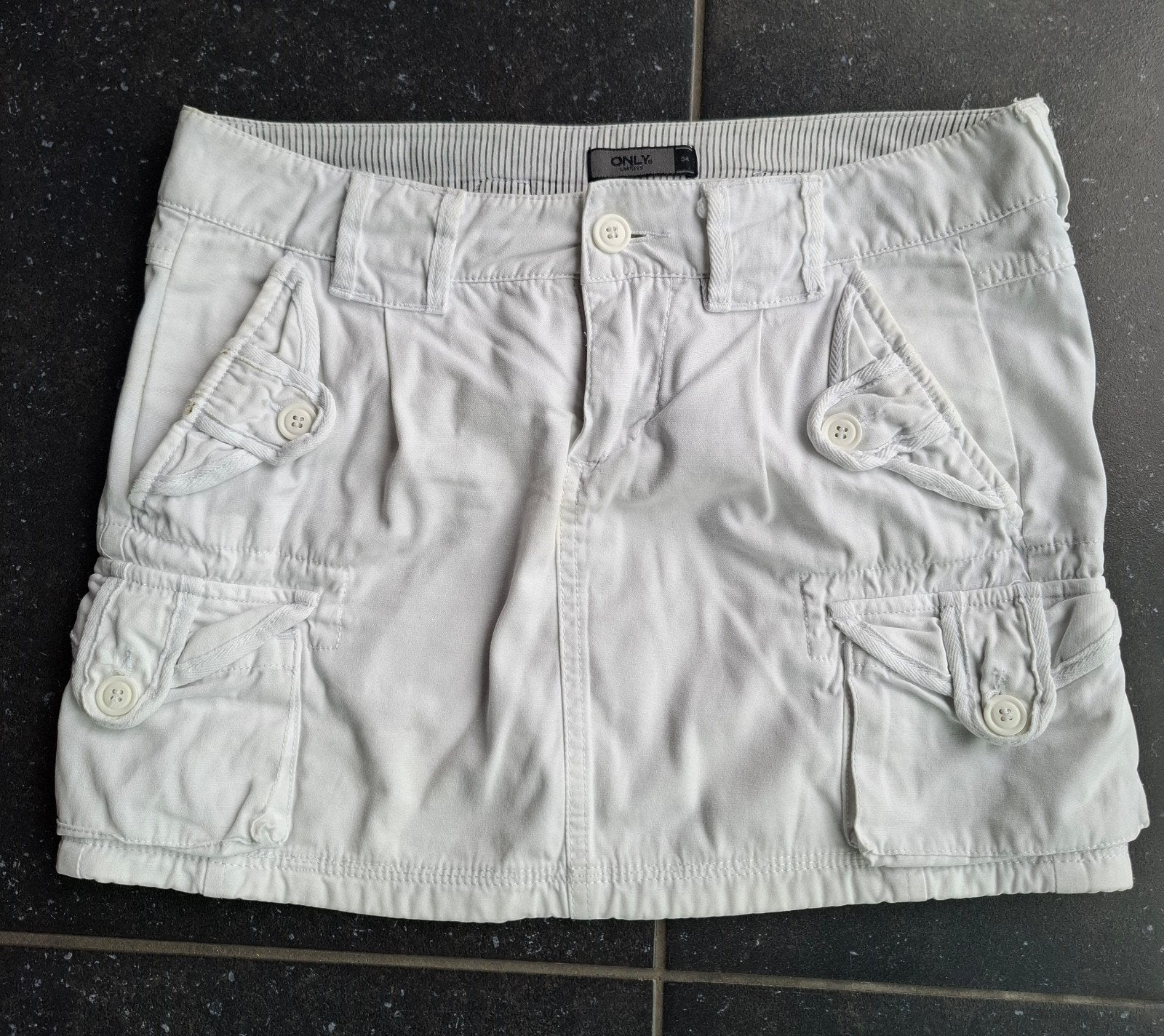 Only Limitless Cargo Minirok Maat 34, Only Limitless, Wit, Ophalen of Verzenden, Maat 34 (XS) of kleiner