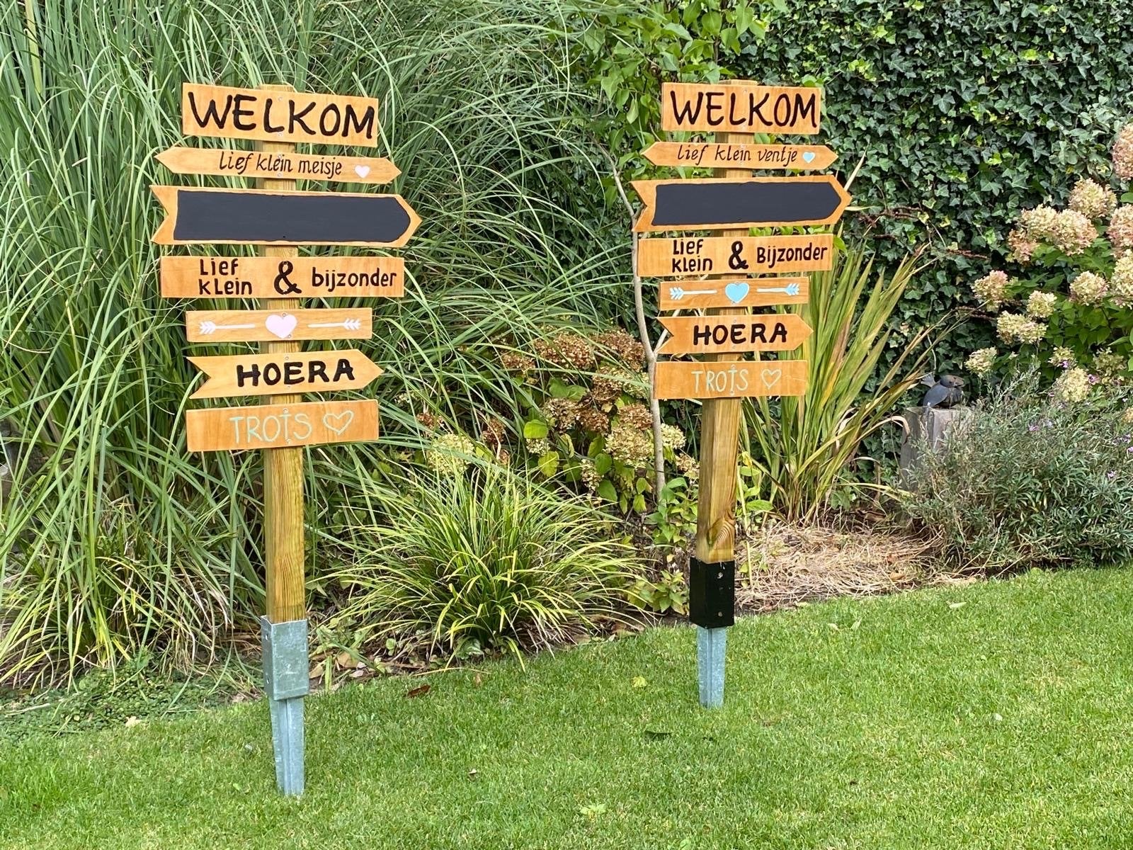 Huur geboorteborden en ooievaars, Ophalen, Gebruikt, Geboorte of Huwelijk