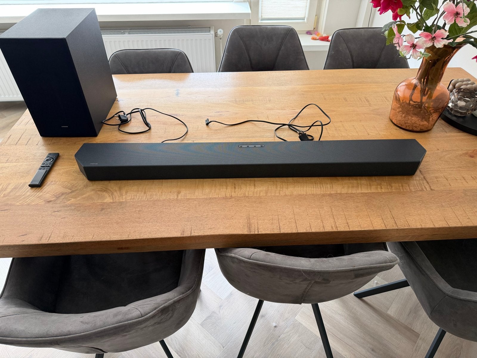 Samsung HW-Q700C (2023) Soundbar + Subwoofer, Ophalen, Bluetooth, Zo goed als nieuw