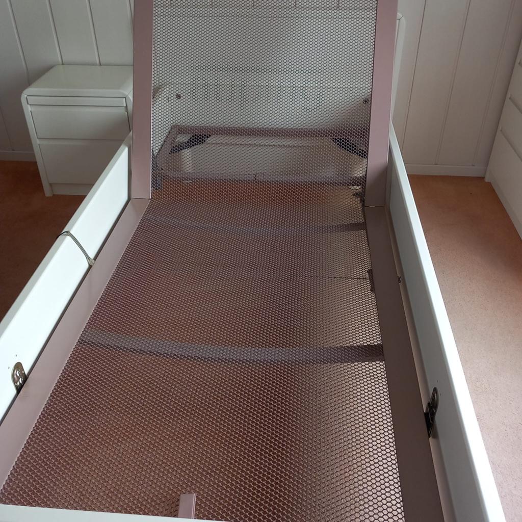 Eenpersoonsbed 90x200 met verstelbare auping spiraal, Huis en Inrichting, Slaapkamer | Bedden, Ophalen, Verstelbaar, 90 cm, Eenpersoons