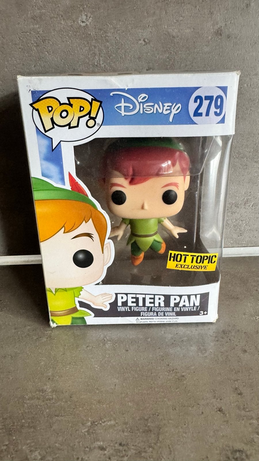 Funko Pop! Disney Peter Pan #279 Hot Topic Exclusive, Ophalen of Verzenden, Nieuw