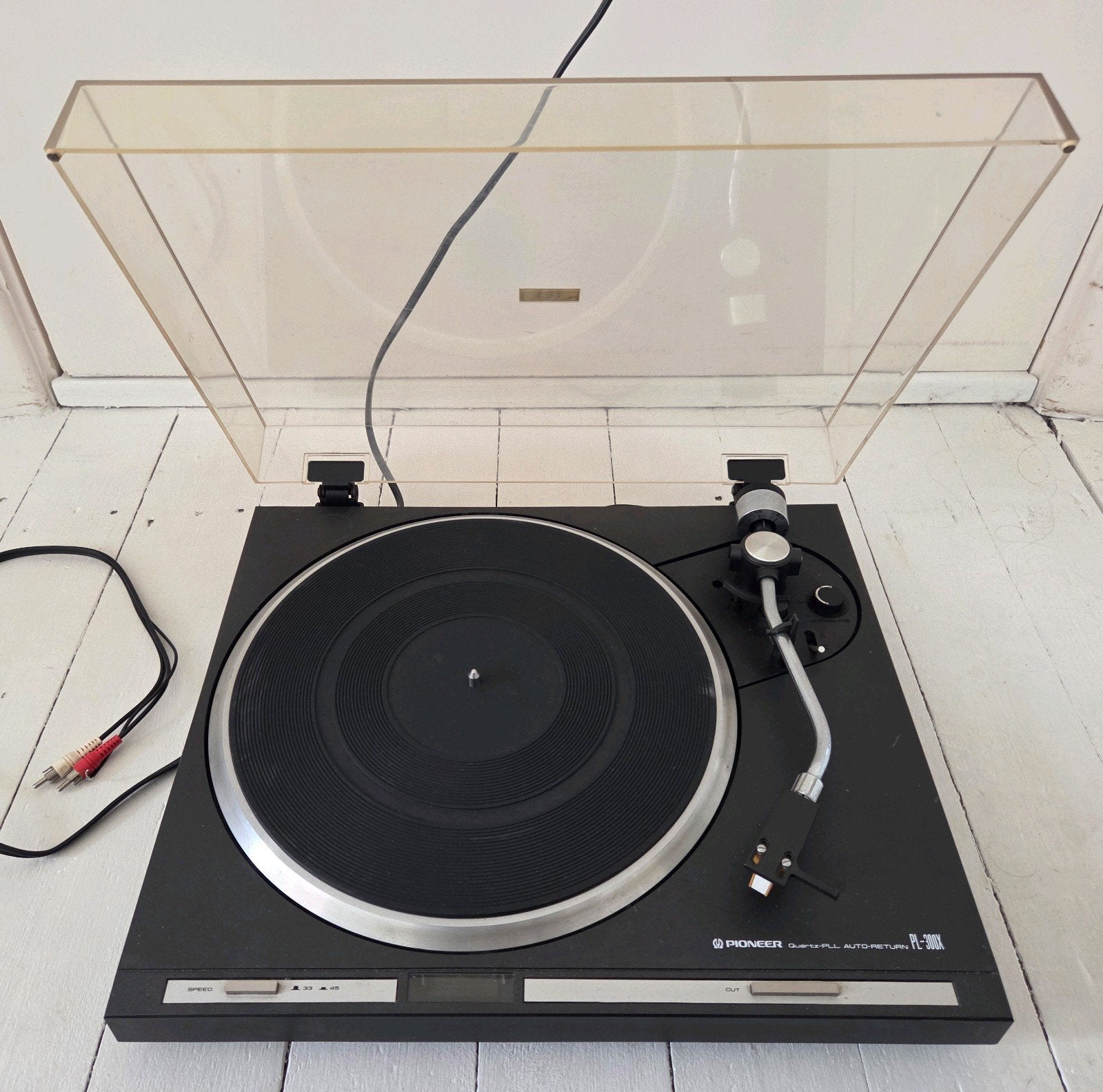 pioneer platenspeler PL-300X zwart, Audio, Tv en Foto, Platenspelers, Ophalen of Verzenden, Gebruikt, Platenspeler, Pioneer