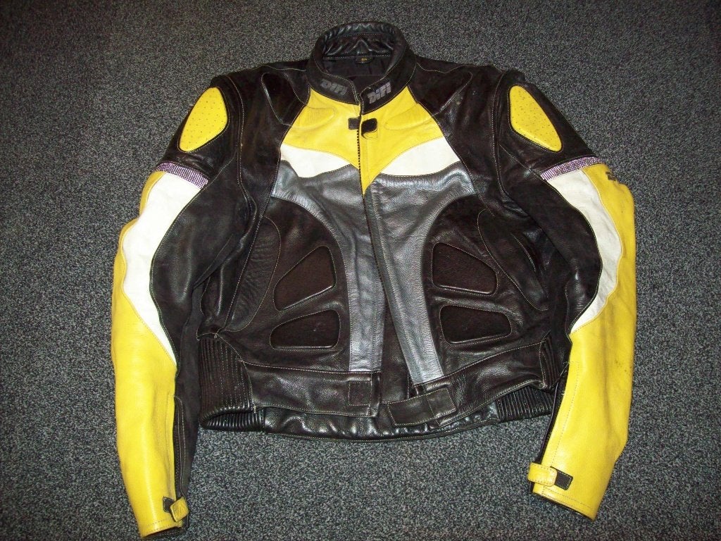 Leren Difi motorjas mt. 48, Motoren, Kleding | Motorkleding, Dames, Difi, Jas | leer, Ophalen of Verzenden