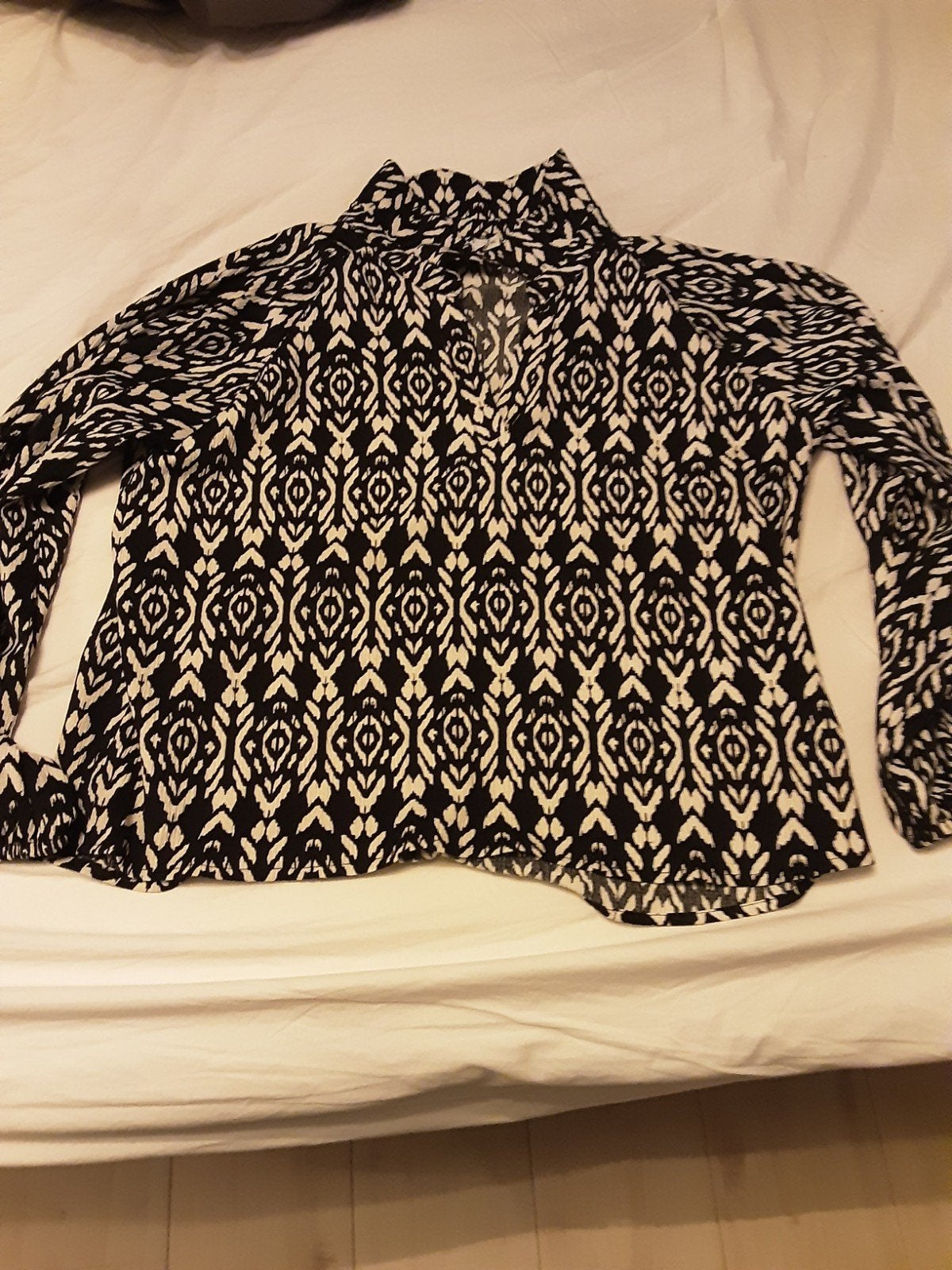 zwarte crème blouse, Maat 38/40 (M), Zwart, Ophalen of Verzenden, Zo goed als nieuw