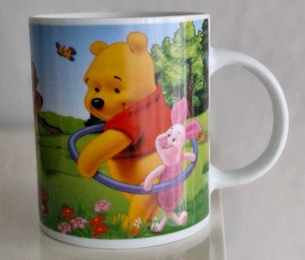 Disney Beker Winnie de Pooh, Iejoor, Teigetje en Knorretje, Huis en Inrichting, Ophalen of Verzenden, Zo goed als nieuw, Overige stijlen
