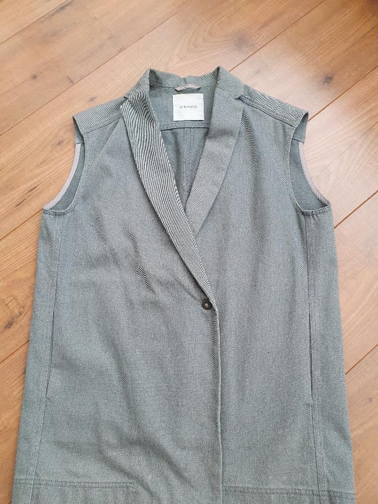 Jas: Humanoid mouwloos blazer, maat XS, Ophalen, Humanoid, Zo goed als nieuw, Maat 34 (XS) of kleiner