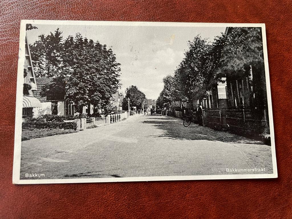 ansichtkaart van Bakkum ; Bakkummerstraat., Verzenden, 1920 tot 1940