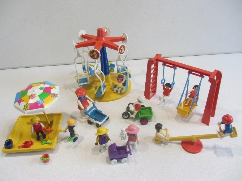 Playmobil Speeltuin met spelende kinderen., Ophalen of Verzenden, Gebruikt, Losse onderdelen