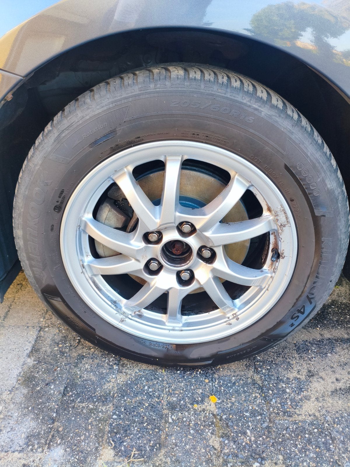 Toyota prius Velgen met Hankook Kinergy All Season banden, Ophalen, Gebruikt, Banden en Velgen, All Season