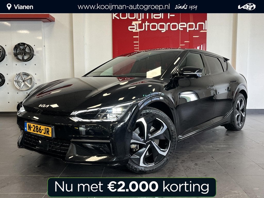 Kia EV6 GT-Line AWD 77.4 kWh + Trekhaak, BTW auto, 1e eigena