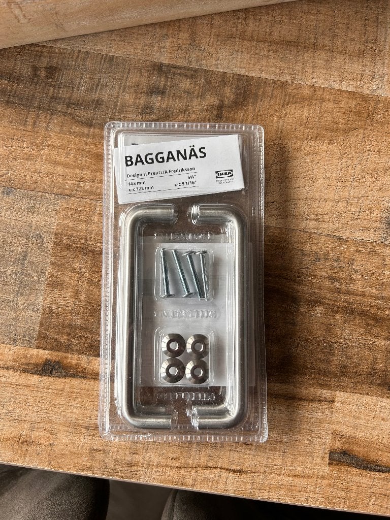 Handgrepen Ikea nieuw ( 4 stuks), Ophalen of Verzenden, Nieuw, Rvs, Overige typen