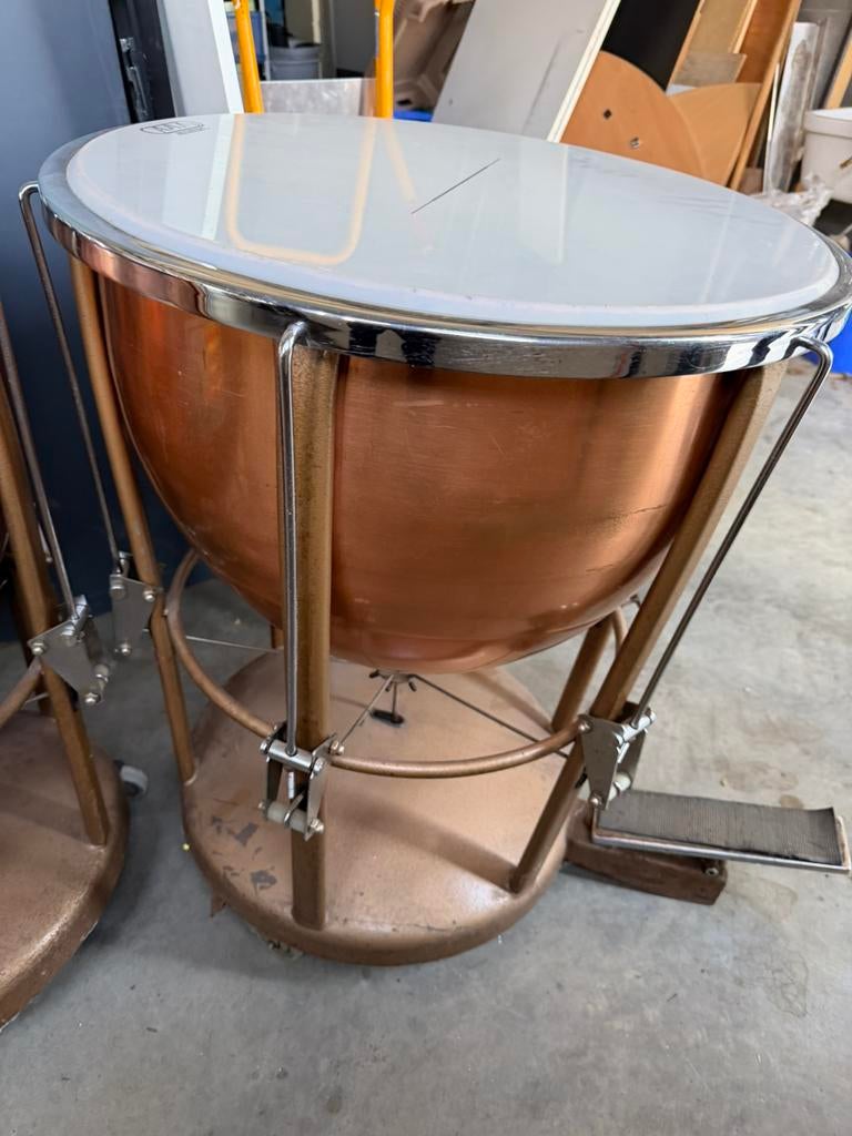Adams koperen pauken set van 2, professionele concertpauken, Muziek en Instrumenten, Drumstellen en Slagwerk, Ophalen, Zo goed als nieuw