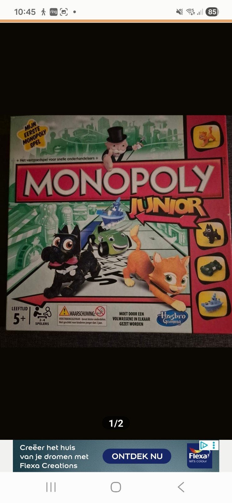 Monopoly junior, Hobby en Vrije tijd, Ophalen of Verzenden