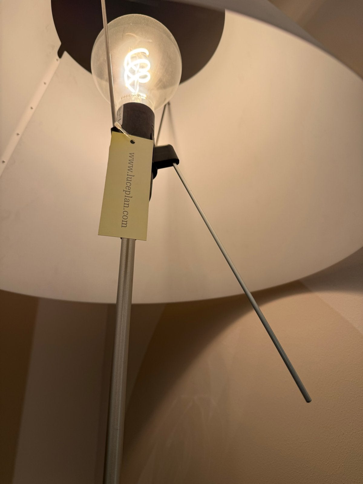 2 stuks Luceplan Costanza vloerlampen, Huis en Inrichting, Ophalen, E27 (groot), Zo goed als nieuw, Metaal