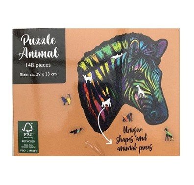 Puzzel Annimal zebra, Ophalen of Verzenden, Meer dan 50 stukjes, Nieuw