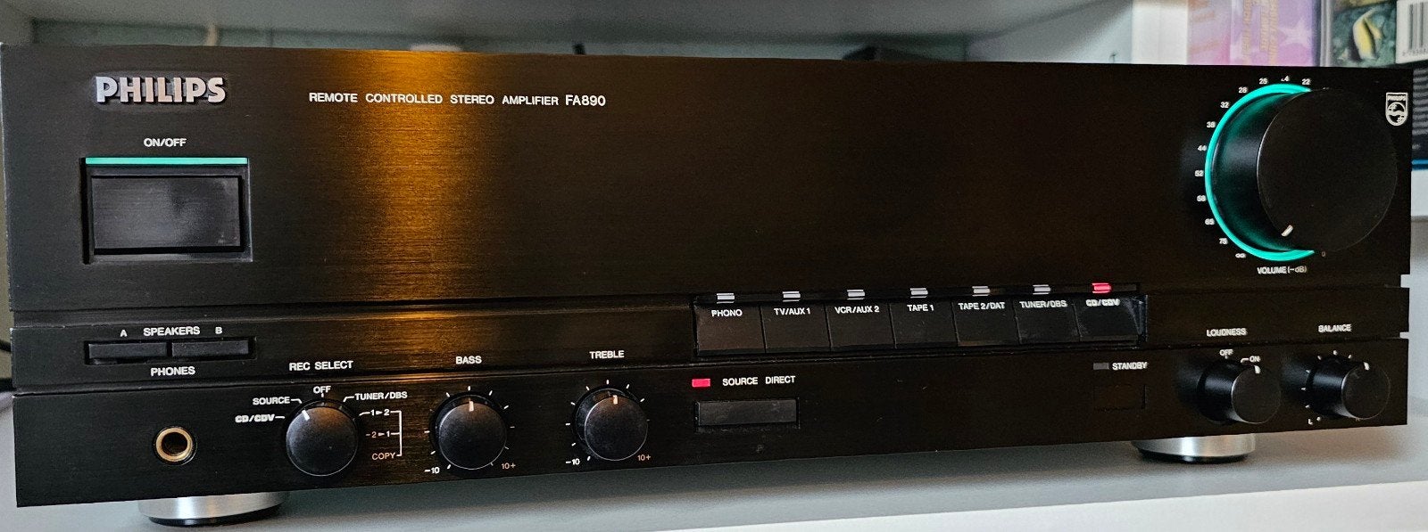 Philips FA890, Ophalen of Verzenden, Zo goed als nieuw, Stereo, 60 tot 120 watt