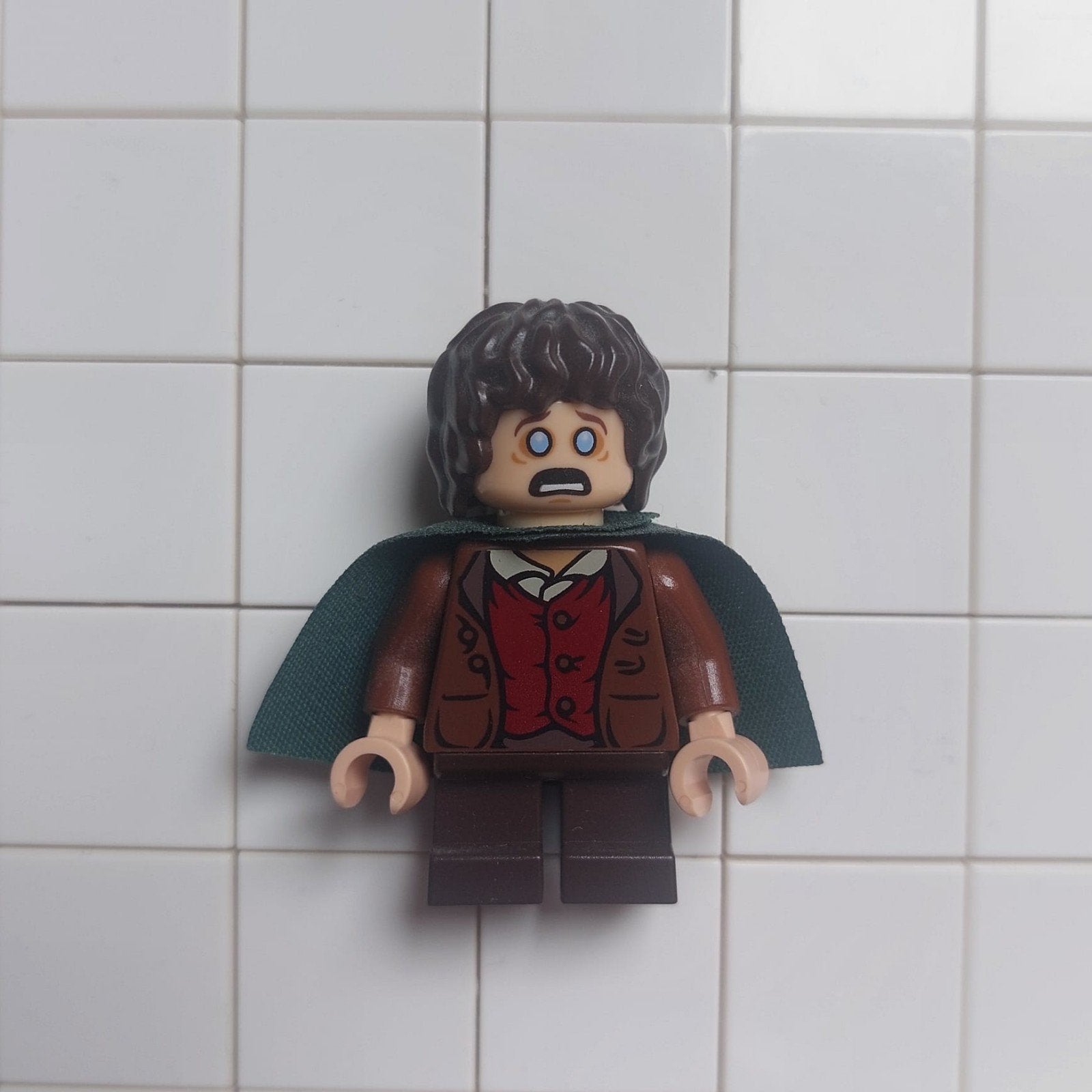 LEGO Lord of the Rings Minifig - Frodo Baggins - lor003, Ophalen of Verzenden, Zo goed als nieuw