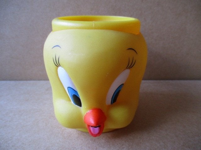 adv10498 tweety beker 1, Ophalen, Looney Tunes, Gebruikt, Overige typen