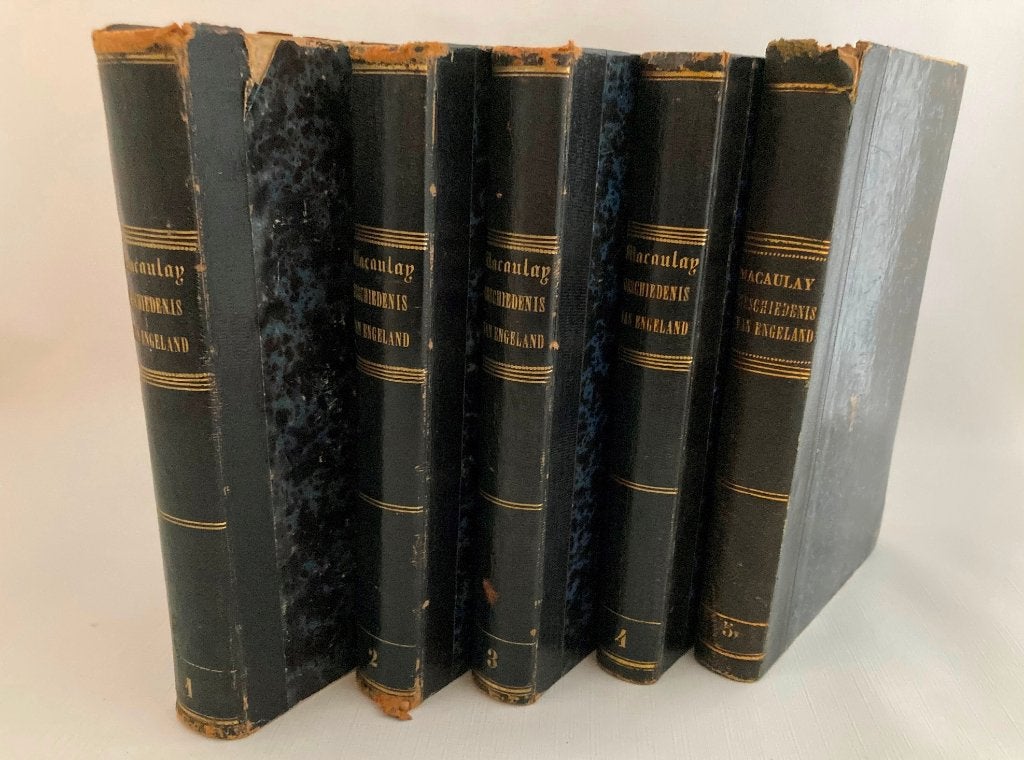 Macaulay - Geschiedenis van Engeland - 5 delen - 1868/1871, Verzenden, Gelezen, Geschiedenis en Politiek