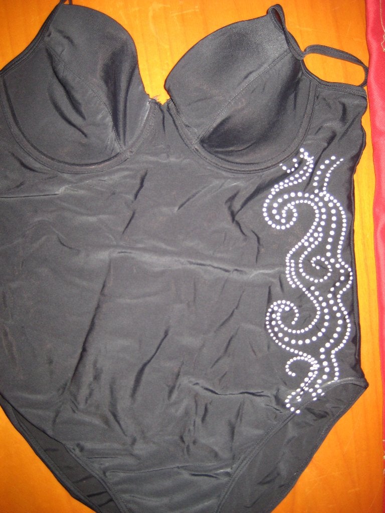Zwarte badpak, 42C, Blue Motion, Ophalen of Verzenden, Zo goed als nieuw, Zwart, Badpak