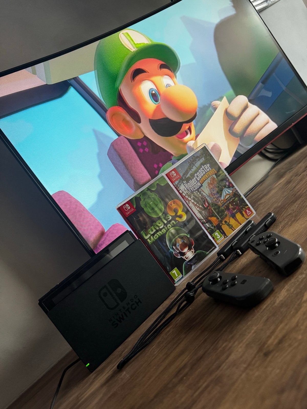 Nintendo Switch met 2 games en controllers, Met games, Met 2 controllers, Ophalen of Verzenden, Zo goed als nieuw