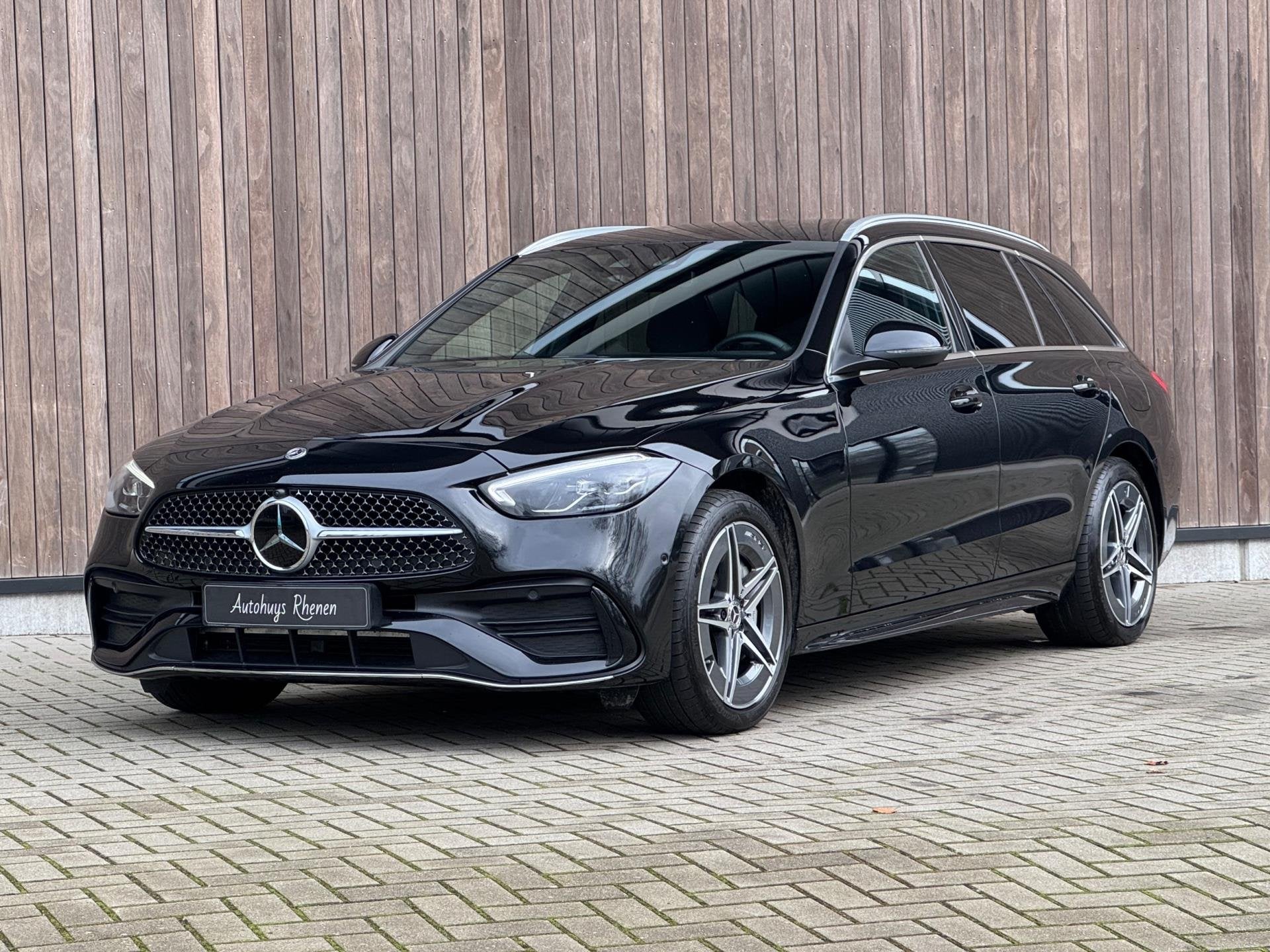 Mercedes-Benz C-klasse Estate C300 e AMG Line / Trekhaak /, Auto's, Automaat, Achterwielaandrijving, Zwart, 4 cilinders