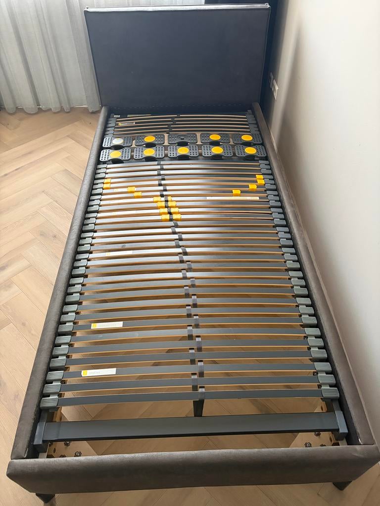 Bossflex delux 600 lattenbodem beterbed, Ophalen, Gebruikt, 90 cm, Eenpersoons