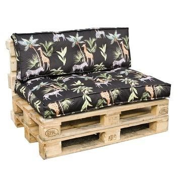 Palletkussen Safari 120x80 cm incl. pallet, Ophalen, Zo goed als nieuw, Overige typen