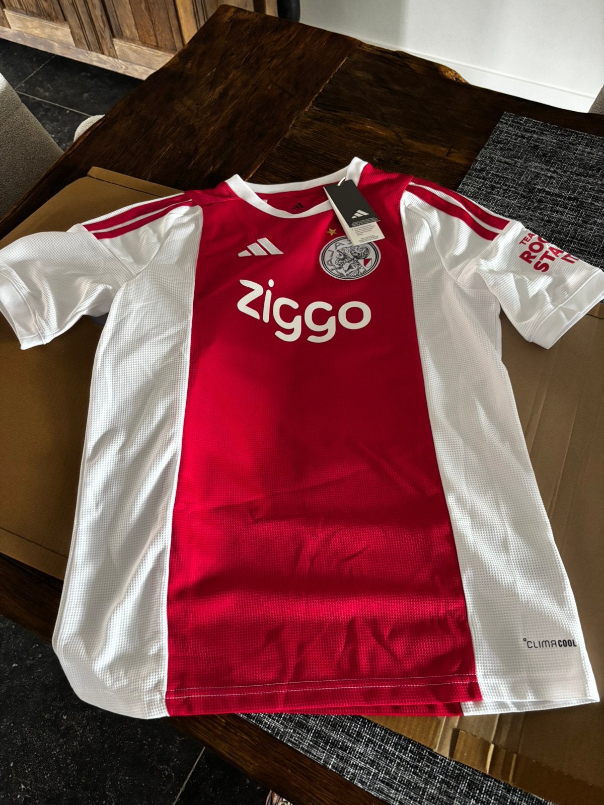 Nieuw ajaxshirt thuis 26/27 maat 176 Godts 11, Maat XS of kleiner, Verzenden, Zo goed als nieuw, Shirt