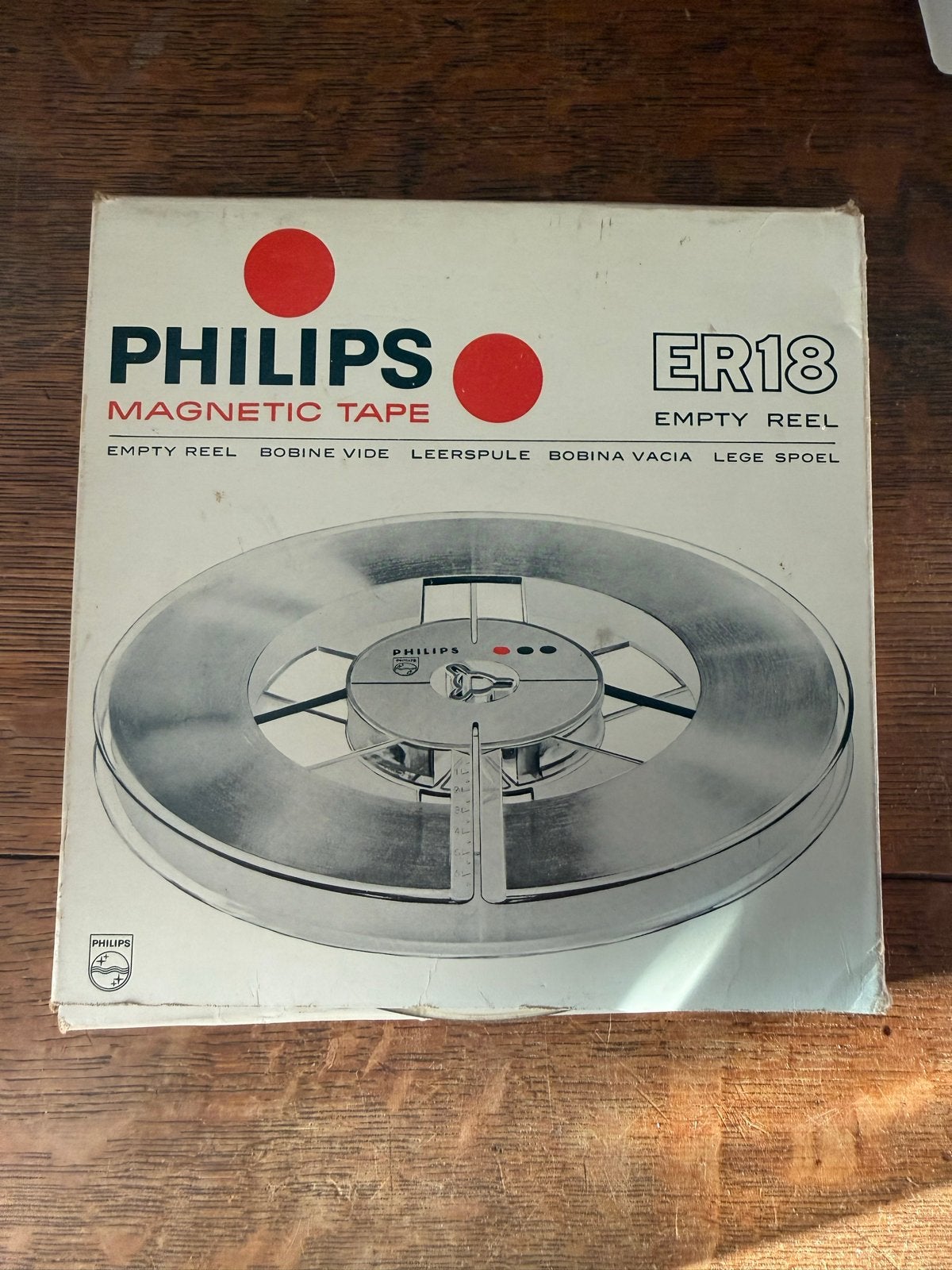 Philips ER18 lege bandrecorder spoel met originele verpakkin, Ophalen of Verzenden, Onderdeel