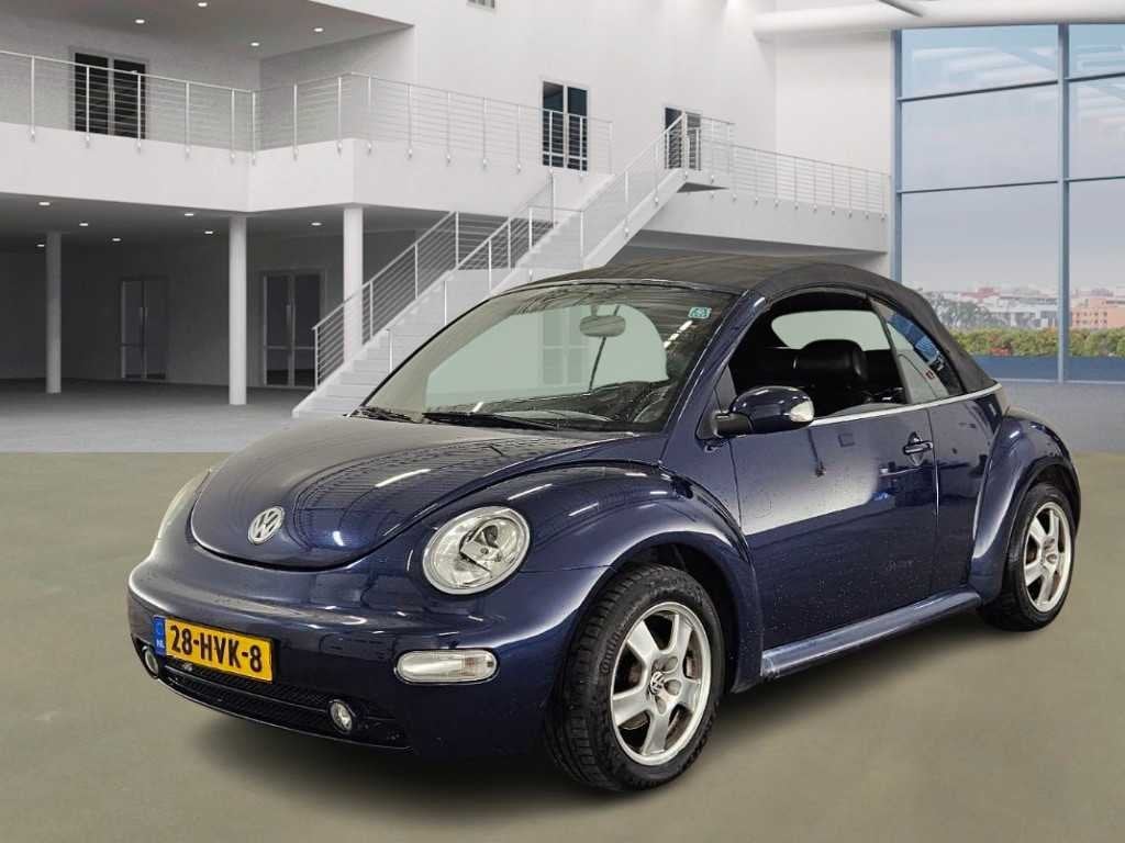 Volkswagen New Beetle Cabriolet 1.6 Highline, 28-HVK-8, Auto's, Gebruikt, Beetle (Kever), Cabriolet, 600 kg