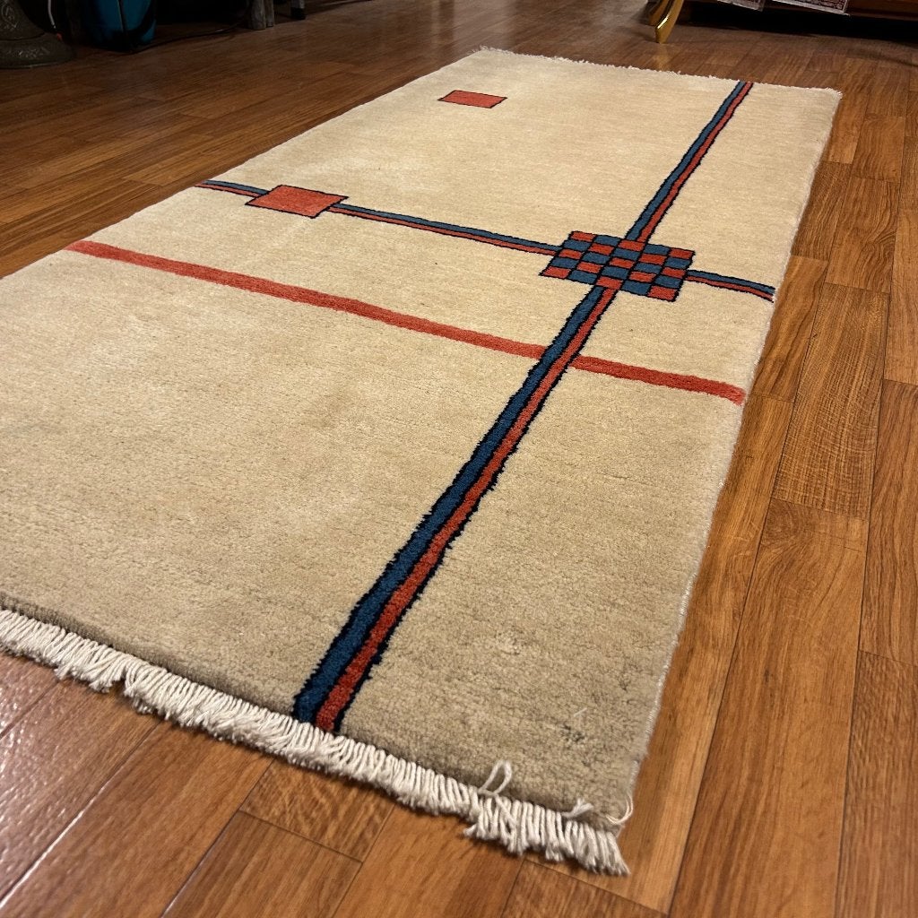 Trendy Origineel Perzisch tapijt – Gabbeh 196 x 85 cm