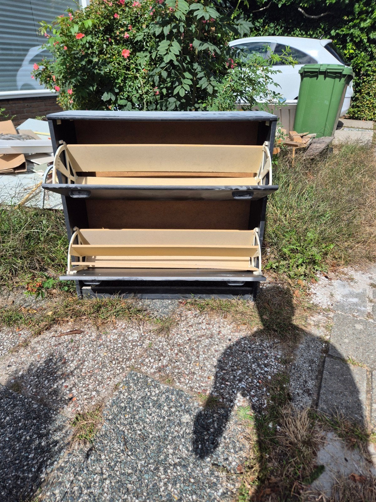 Dichte schoenenkast - 2 lades - 86.5x27.5x84.5cm, Ophalen, Gebruikt, Functioneel, Praktisch