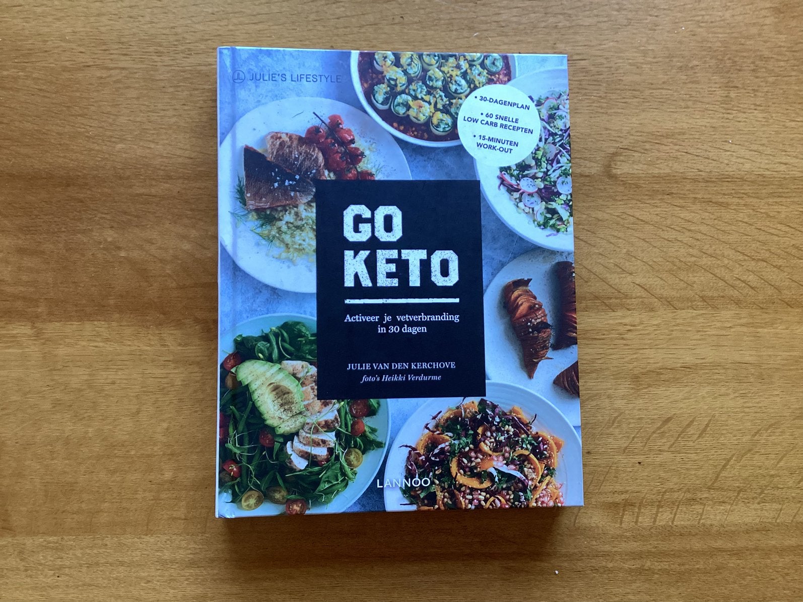 Julie Van den Kerchove - Go Keto/ als nieuw., Ophalen of Verzenden, Zo goed als nieuw, Julie Van den Kerchove