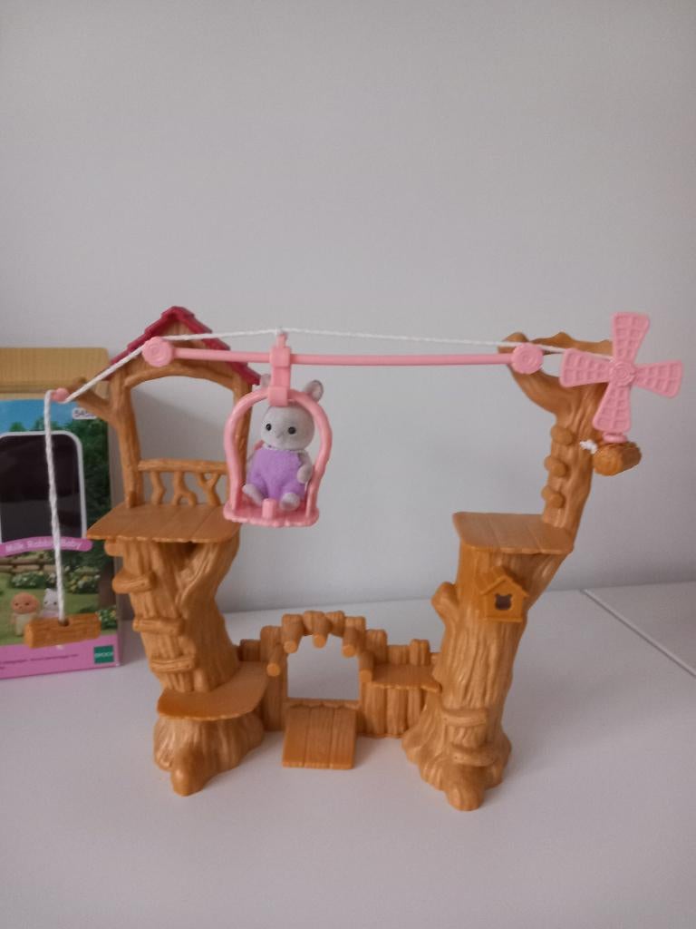 Sylvanian families 5452 baby kabelbaanpark, Kinderen en Baby's, Speelgoed | Poppenhuizen, Ophalen, Gebruikt, Toebehoren