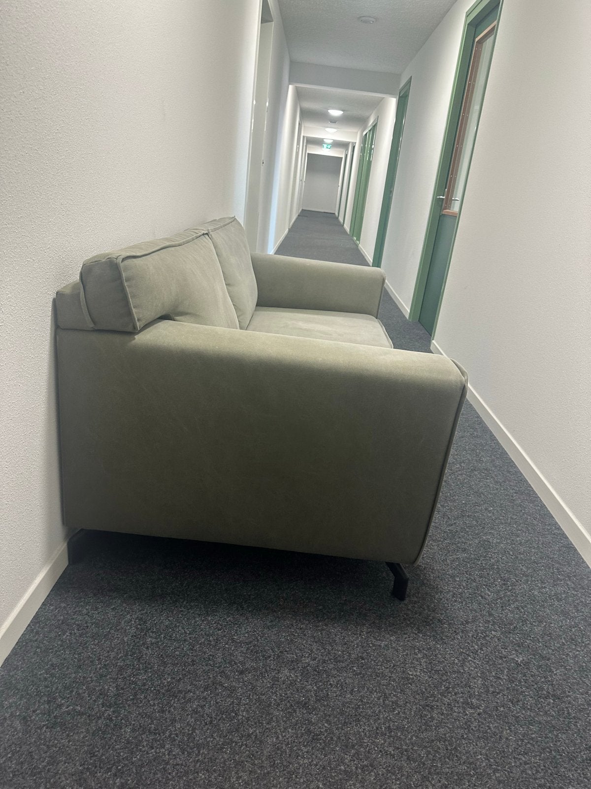 Leen Bakker bank, Huis en Inrichting, Ophalen, Driepersoons, 75 tot 100 cm, Zo goed als nieuw